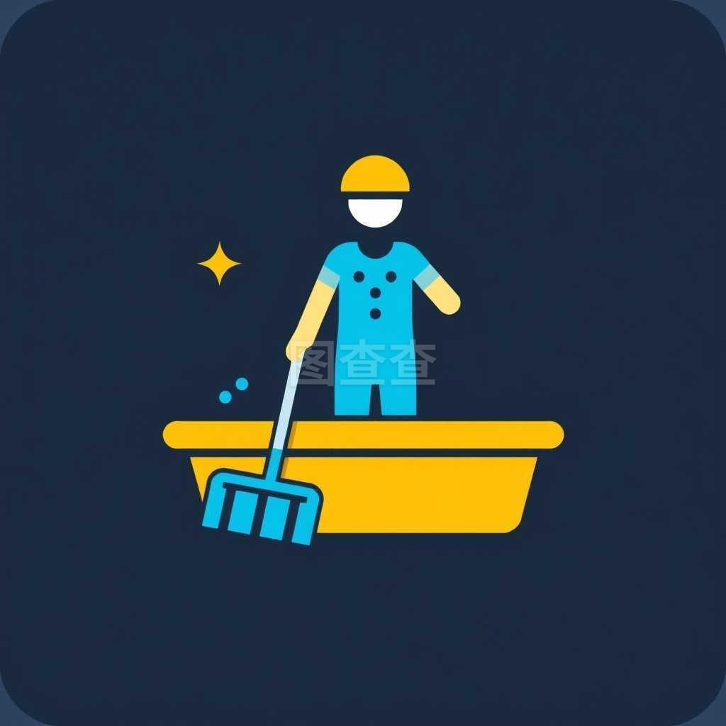 洁净之窗 从简单图标透视现代清洁服务的专业与温度